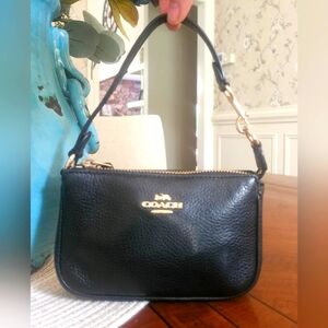 Coach Leather Mini Bag In EUC